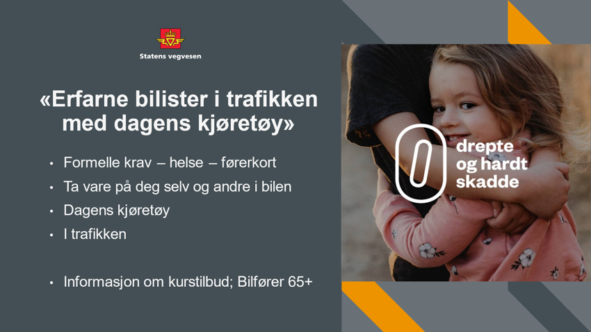 Foredrag for erfarne sjåfører 23. april