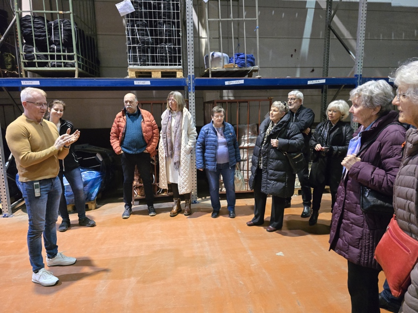 Sandnes Garn omvisning i produksjonen 6. februar