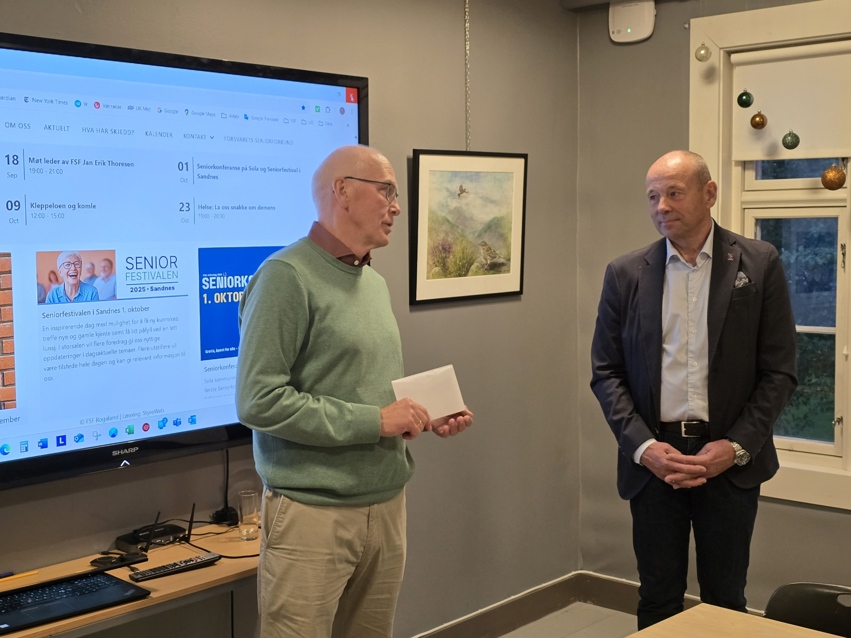 Møte med Jan Erik Thoresen 18. september