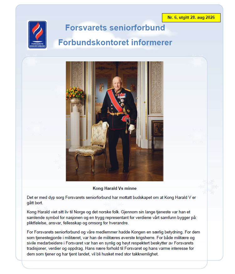 Artikkelbilde til artikkelen Kong Harald Vs minne